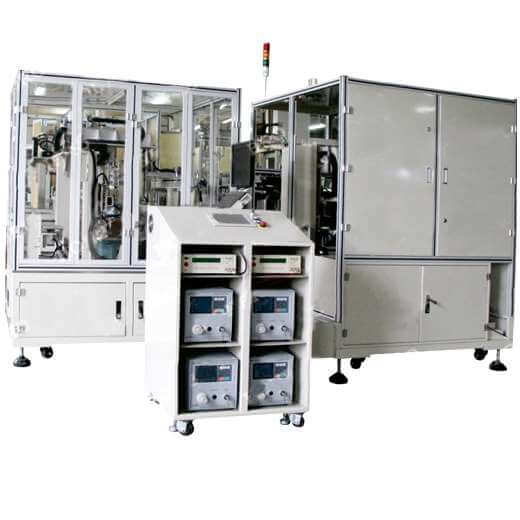 EV-battery cap welding & leak test machine EV-battery cap welding & leak test machine