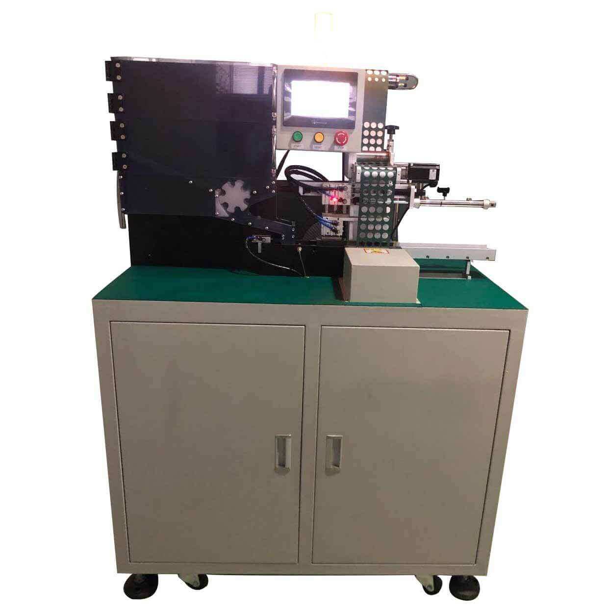 Battery labeling machine
