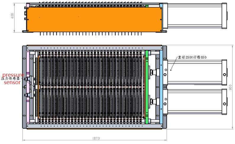 hot press pressure formation machine