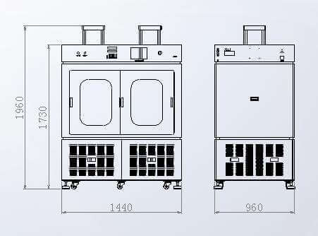 pouch cell formation machine